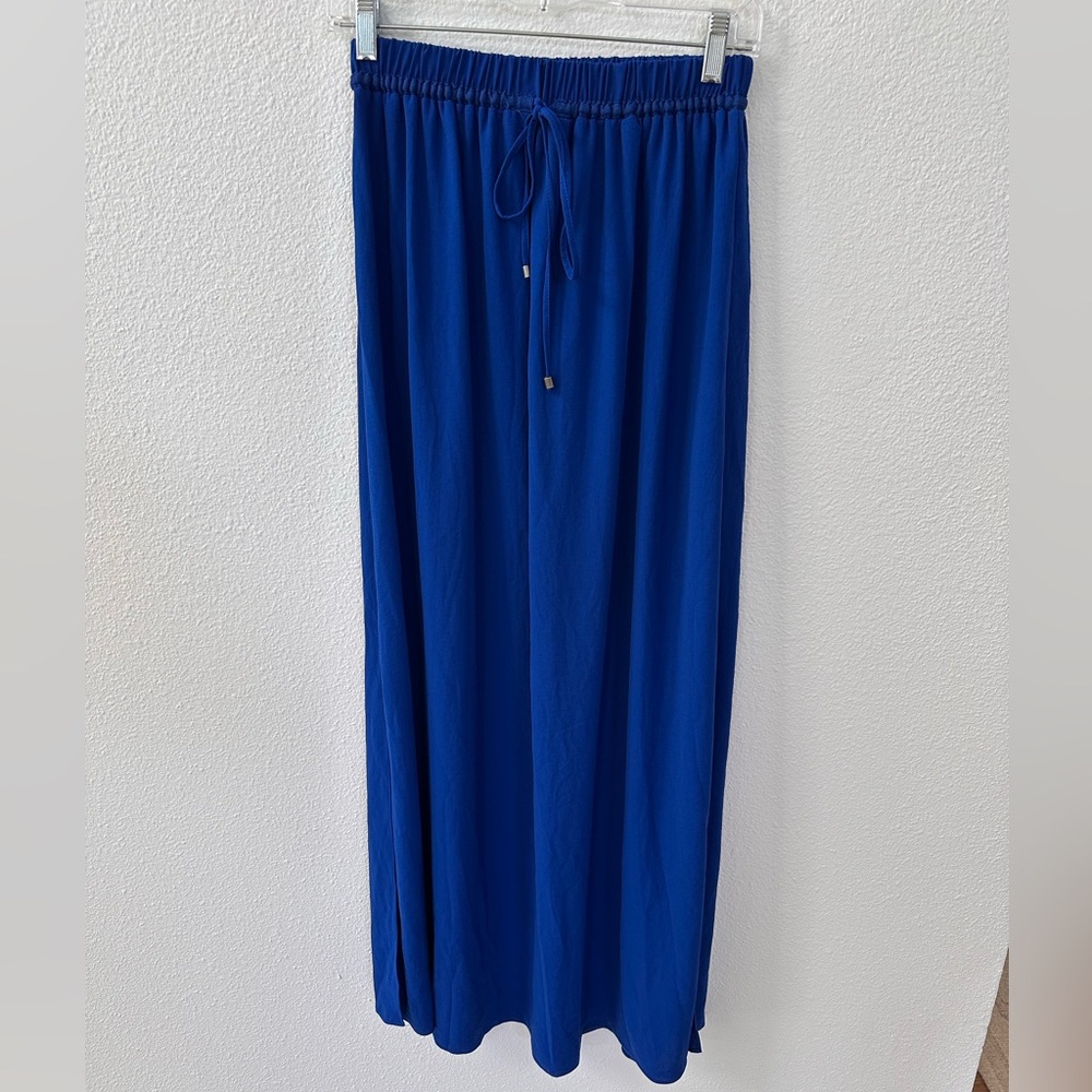Royal blue maxi skirt XS